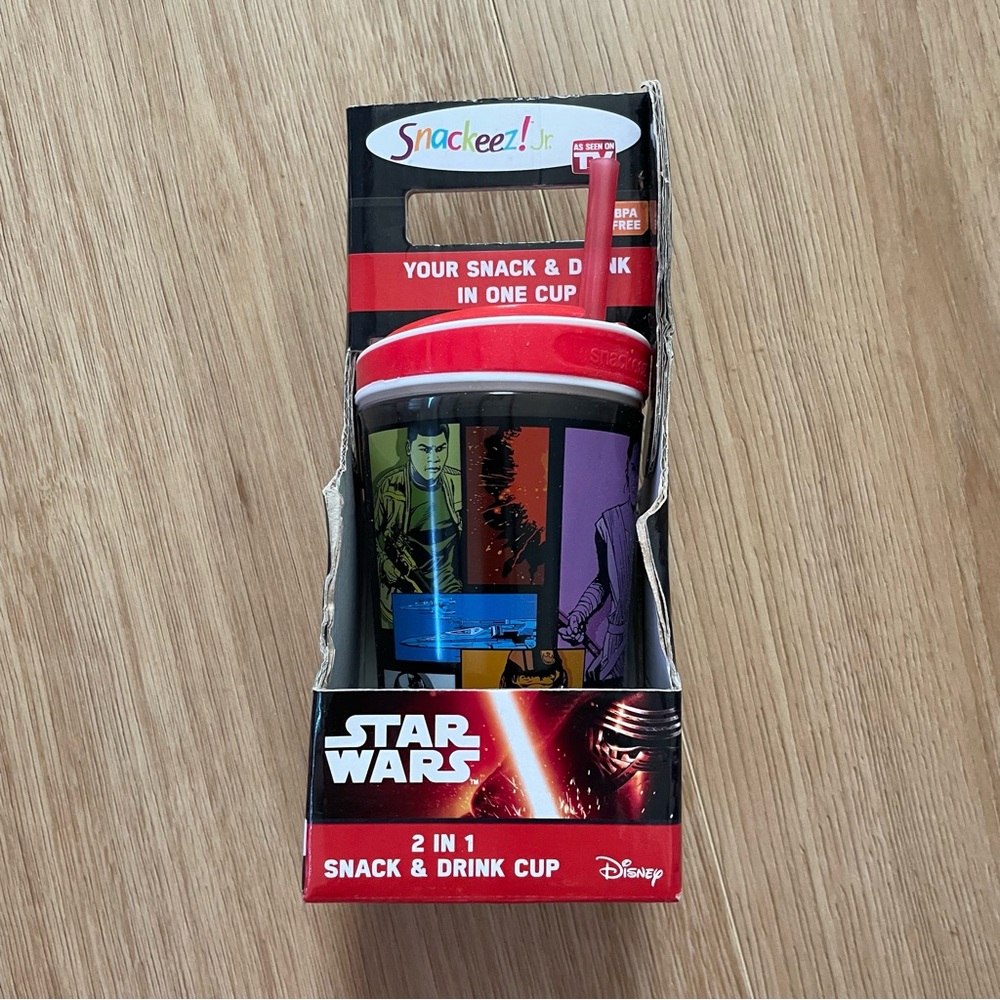 Disney Star Wars Snackeez Jr. Red and Black Cup